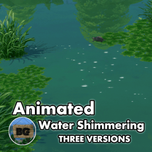 Effets visuels animés - Scintillement de l'eau ~ Étang ~ Reflets