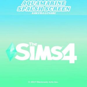 Écran de démarrage personnalisé du jeu Les Sims 4 par Sakura Lunari
