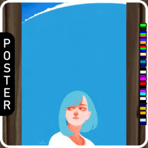 [ESI] Mélancolie azur (Affiche)