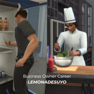 Carrière de propriétaire de restaurant dans *Les Sims 4*: Lemonadesuyo