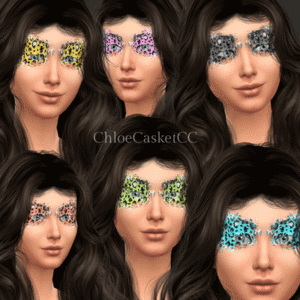 Leopard Print Eye Makeup