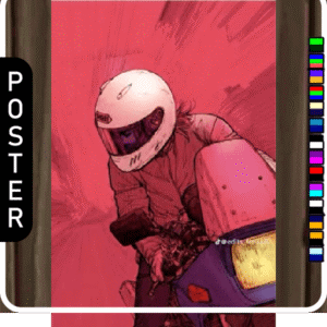 [ESI] Cavalier écarlate (Affiche)