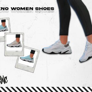 Chaussures Tekno pour femmes dans The Sims 4, style sportif