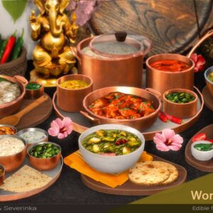 Thali, Palak Paneer et Chicken Tikka Masala - Ensemble Cuisine indienne 1