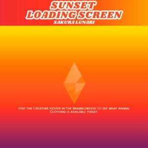 Voici la traduction demandée :

```html
Écran de chargement du coucher de soleil
```