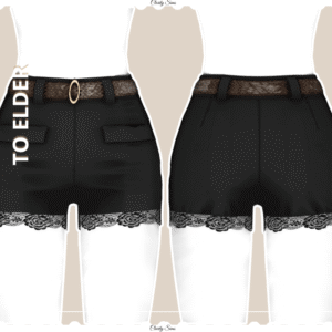 Pantalons courts Janessa pour Sims 4, teen à aîné