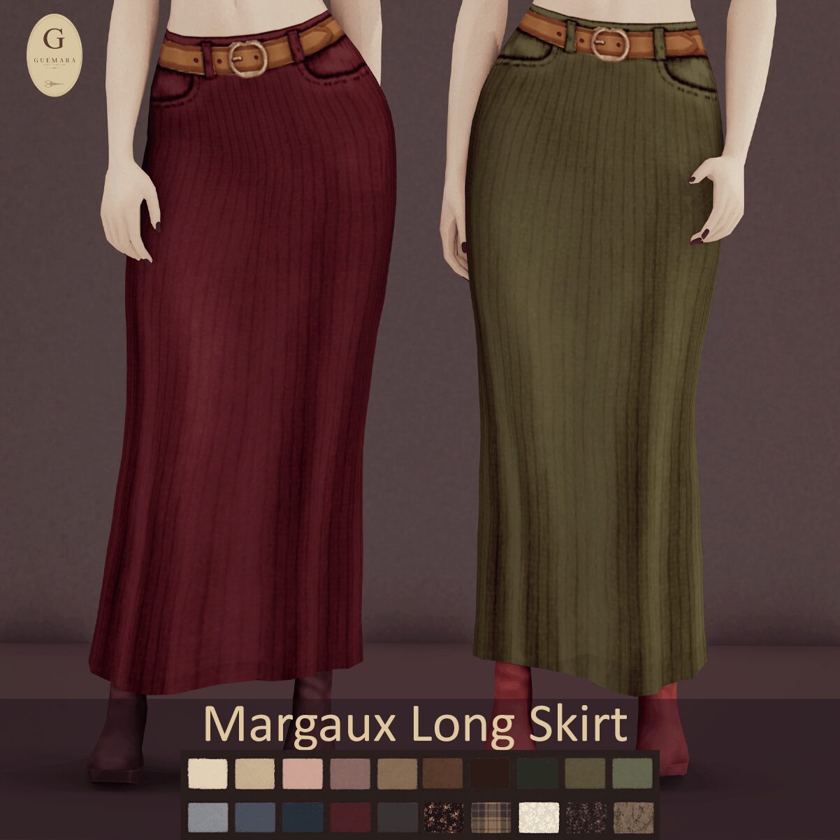 Jupe longue Margaux