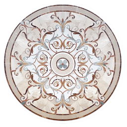 Motif décoratif circulaire style Sims 4