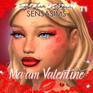 Illustration Sims 4 Valentine Azhar Moyn T1 sensasims