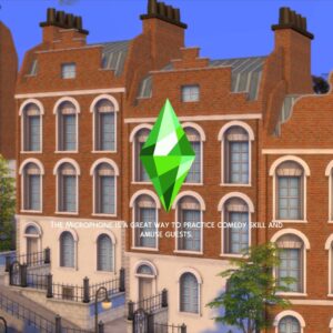 Le micro dans *Les Sims 4* pour améliorer les compétences en comédie.
