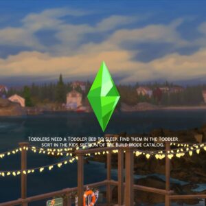 Les tout-petits ont besoin d'un lit pour dormir dans *Les Sims 4*.