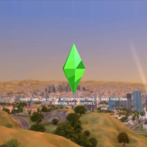 Les Sims 4 : table de menuiserie pour fabriquer meubles et sculptures
