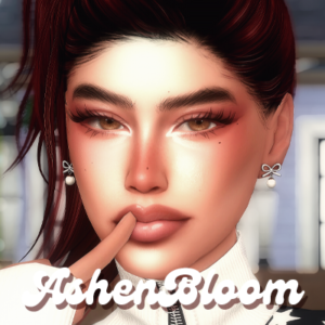 Personnage féminin du jeu Les Sims 4, style élégant
