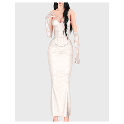 Haylee Robe en dentelle
