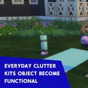 Jeu Les Sims 4 : objets fonctionnels à partir de kits désencombrement quotidien