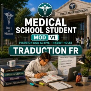 Étudiant en médecine dans le jeu Les Sims 4 - Mod FR V1 (version inactive)