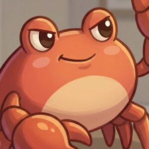 Crabe souriant du jeu Les Sims 4