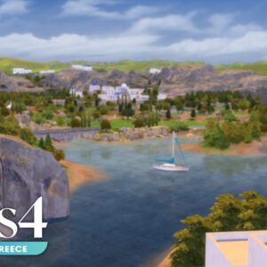 Les Sims 4 : Vue panoramique de la Grèce, jeu vidéo