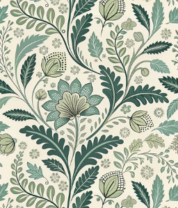 Motif floral vintage pour *Les Sims 4* - décor élégant