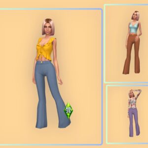 Tenues élégantes pour personnages féminins dans *Les Sims 4*