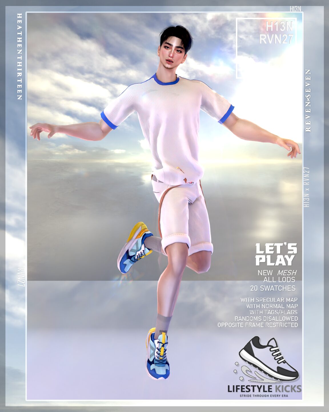 Chunky Sole Heel Patch Streetwear Shoe