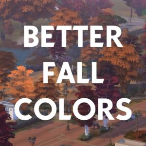 Meilleurs couleurs automnales dans *Les Sims 4*
