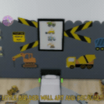 Little Builder Wall Art and Decal Set