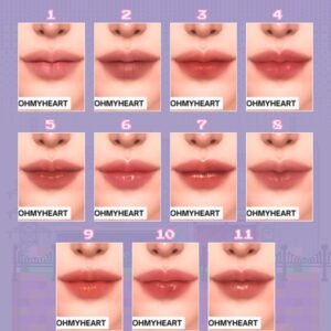 Sélection de lèvres virtuelles pour Sims 4