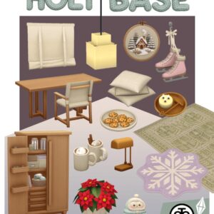 Base de données décorative Sims 4 hiver et Noël