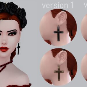 Miss Sims 4 avec coiffure et accessoires version 1 et 2