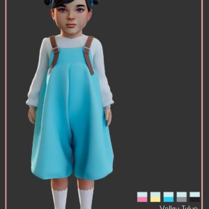 Combinaison Lila pour enfant dans *Les Sims 4*: Valley Tulya