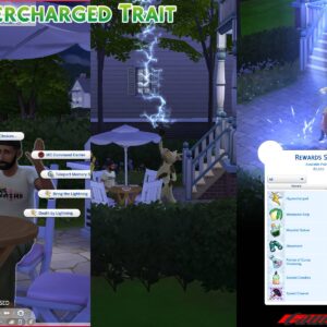 Trait hyperchargé dans *Les Sims 4* : choix, récompenses et animation électrique