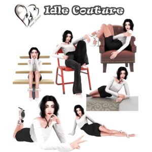 Créations de vêtements Idle Couture pour The Sims 4