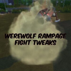 Modification de combat pour le Werewolf Rampage dans Les Sims 4