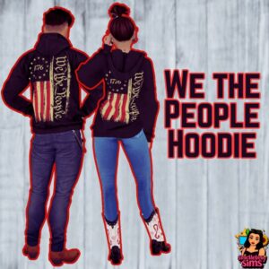 Hoodie Sims 4 'We The People' avec motifs patriotiques