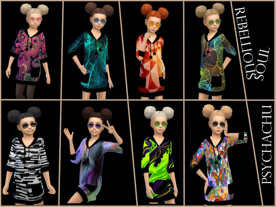 [Get To Work] Âme rebelle - Robe-hoodie pour filles
