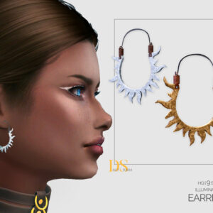 Boucles d’oreilles style 'Illuminated Path' pour The Sims 4, HO9 Swatches