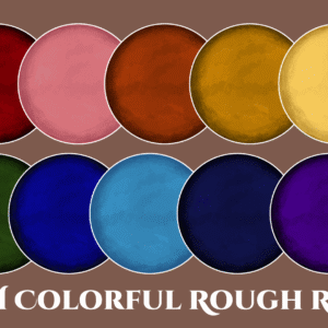 Tapis coloré rugueux pour MH dans *Les Sims 4*