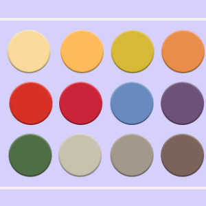 Palette de couleurs pour *Les Sims 4*