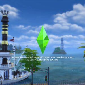 Aide aux villageois de Henford-on-Bagley dans *Les Sims 4* pour gains spéciaux.