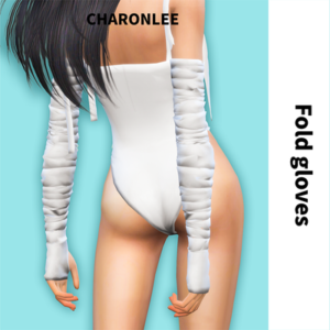 Gants pliés style Sims 4 par Charonlee