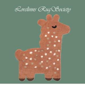 Tapis girafe style Sims 4 société Lorelinns