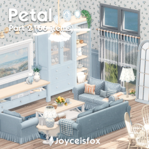 Salon mignon jeu Les Sims 4, partie 2 (60 pièces) par Joyceisfox