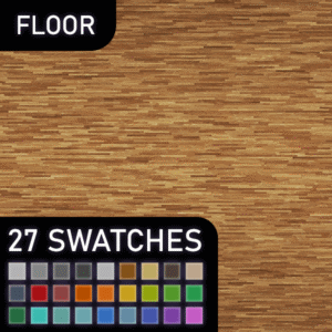 Échantillons de sols en bois pour *Les Sims 4*
