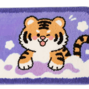 Tapis de bain *Les Sims 4* tigre mignon sur nuages