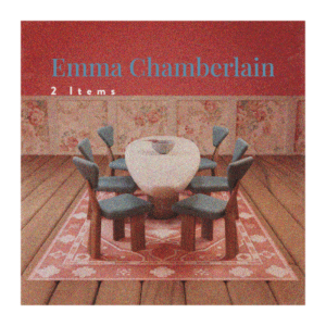 Emma Chamberlain, 2 objets, Sims 4, table ronde et chaises stylisées