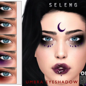 Ombres à paupières 'Umbra' pour Seleng dans The Sims 4