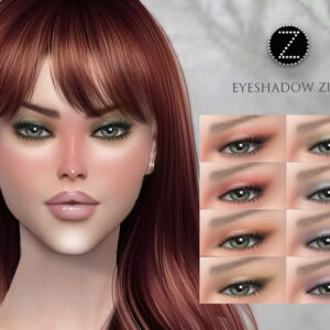 Ombres à paupières Z118 pour The Sims 4, 8 couleurs