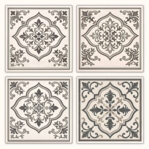 Carrelage décoratif style arabe pour *Les Sims 4*, motifs géométriques élégants.