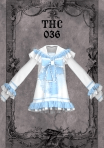 Veste de costume élégante bleue pour THIC 036 dans Les Sims 4
